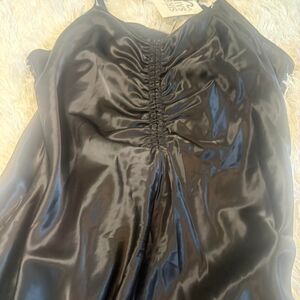 A New Day Women's Black Satin Dress